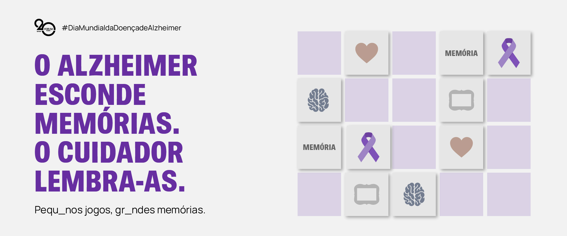 O ALZHEIMER ESCONDE MEMÓRIAS. O CUIDADOR LEMBRA-AS